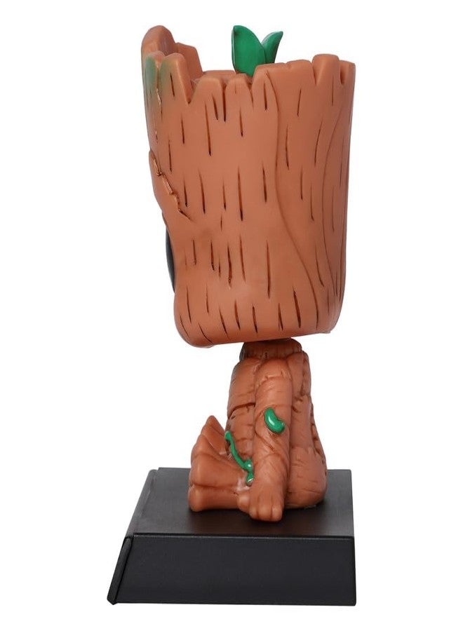 omuda Super Hero Action Figure Limited Edition Bobblehead with Mobile Holder for Car Dashboard, Office Desk & Study Table (Groot) - Image 5
